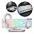 Combo Gamer 4X1 (Teclado+Mouse+Headset+Mousepad), Evolut, Led RGB, Branco - EG55 - Imagem 1