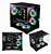 Gabinete Gamer Aquário Com 5 Fans ARGB, Clanm GRODD NIGHT, Micro-ATX/ITX, Vidro Temperado, Preto - Imagem 4