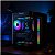 Gabinete Gamer Aquário, Clanm Rodan, Mini-ITX mATX, Vidro Curvo Temperado, Preto - Imagem 5