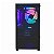 Gabinete Gamer Aquário, Hayom, Mini Tower, Micro-ATX/ITX, Vidro Temperado Lateral, Com 3 Fans Led RGB, Preto - GB1794 - Imagem 4