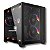 Gabinete Gamer Aquário, PCYes FORCEFIELD, Micro-ATX/Mini-ITX, Vidro Temperado, Preto - GFFBVP - Imagem 1