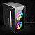 Gabinete Gamer Mid Tower, Clanm Kaesar, ATX/Micro-ATX, Vidro Temperado Frontal, Preto - Imagem 3