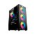 Gabinete Gamer Mid Tower, Hayom, ATX/Micro-ATX, Vidro Temperado Lateral, Com 4 Fans Led RGB, Preto - GB1749 - Imagem 1