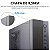 Gabinete Office Slim, Bluecase, Com Fonte 200W, Micro-ATX/Mini-ITX, Vertical/Horizontal, Preto - BG-2000 - Imagem 4