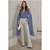 BLUSA ZAYNAB MANGA FLUIDA AZUL CEU M - Imagem 2