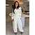 CALÇA ALADIN EM CREPE BRANCO 36 - Imagem 1