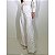 CALCA SARJA FLARE C/ BOLSO  FEMININA OFF WHITE M OFF WHITE M - Imagem 1