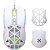 Mouse Gamer Com Fio Fortrek Striker Branco - Imagem 1