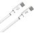 Cabo Tipo C x Tipo C TC602 2 Metros Branco ELG - Imagem 1