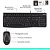 Kit Teclado e Mouse Com Fio USB Logitech MK120 Preto - Imagem 4