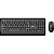 Kit Teclado e Mouse Lecoo KW202 Sem Fio Preto - Imagem 1