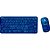Kit Teclado e Mouse Sem Fio Letron Harry Potter Azul - Imagem 1