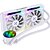 Water Cooler Fortrek Breezy 240 mm Fan Duplo Branco - Imagem 2