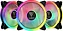 Kit Fan Gamdias Aeolus M2-1203 Lite Rgb 3x120mm 1200rpm - Imagem 1
