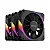 Kit 3 Cooler Fan Ventoinha Reverso ARGB 5V 2200RPM PC Gamer SANGUE FRIO 3 60CFM 4 Pinos PWM 120mm - Imagem 5