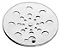 Ralo Grelha Giratório Com Fecho Redondo Inox 10x10 cm - Imagem 1