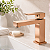 Torneira Banheiro Misturador Monocomando Mesa Quadrada Inox Rose Gold - Imagem 4