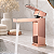 Torneira Banheiro Misturador Monocomando Mesa Quadrada Inox Rose Gold - Imagem 1