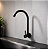 Torneira cozinha preto fosco aço inox 1/4 volta volta design moderno luxo - Imagem 3