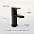 Torneira Banheiro Quadrada Preto Fosco Black Luxo Premium - Imagem 3