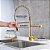 Dcan-1001asg Torneira Cozinha Monocomando Espiral 50 Dourado Gold - Imagem 3