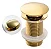 Válvula Click P/lavatório 7/8 Zamak Tampa Externa Dourado - Imagem 1