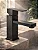 Torneira Banheiro Quadrada Inox Baixa Água Fria 1/4 V Preto Fosco - Imagem 1