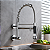 Torneira De Cozinha Parede Gourmet Baixa 45 Cm Com Ducha Spray - Imagem 2