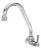 Torneira Cozinha Parede Água Fria 1/4v Inox Cromado - Imagem 4