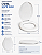 Assento Sanitario Oval Soft Branco - Imagem 4