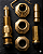 Salva Registro Universal Chuveiro Pressão Zamak Bronze - Imagem 1