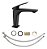 Torneira Banheiro Monocomando Slim Inox Metal Preto Fosco - Imagem 2
