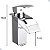 Torneira Para Banheiro Monocomando de Mesa Bica Cascata Slim Black Cor Matte Preto Fosco - Imagem 6