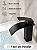 Torneira Para Banheiro Monocomando de Mesa Bica Cascata Slim Black Cor Matte Preto Fosco - Imagem 4