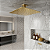 Ducha Chuveiro Inox Slim Quadrado Dourado - Imagem 4