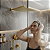 Ducha Chuveiro Inox Slim Quadrado Dourado - Imagem 2