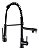 Torneira De Cozinha Gourmet Monocomando Baixa 50 Cm Com Ducha Spray Preto Fosco Black - Imagem 2