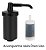 Copo Filtro Com Vela Torneira Cozinha Abs Preto Fosco - Imagem 4