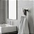 Cabide Simples Quadrado Luxo Inox Cromado - Imagem 5
