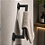 Porta Toalha De Banho E Rosto Luxo 30cm Black - Imagem 1