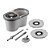 Mop Giratório Menalux com Cesto INOX e Refil Extra de Microfibra - Cód. A23072301 / MCML01 / 41046080 | SKU 101543 - Imagem 2