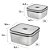 Potes Herméticos Electrolux de Plástico Cinza Retangular com 12 Unidades - Cód. A23122901 / 41046086 | SKU 100777 - Imagem 4