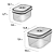Potes Herméticos Electrolux de Plástico Cinza Retangular com 12 Unidades - Cód. A23122901 / 41046086 | SKU 100777 - Imagem 7