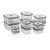 Potes Herméticos Electrolux de Plástico Cinza Retangular com 12 Unidades - Cód. A23122901 / 41046086 | SKU 100777 - Imagem 2