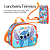 Kit Escolar Stitch Azul - 3 peças - Mochila de Rodinha, Estojo Duplo e Lancheira Térmica - Imagem 6
