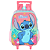 Kit Escolar Stitch Rosa - 3 peças - Mochila de Rodinha, Estojo Simples e Lancheira Térmica - Imagem 3