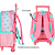 Kit Escolar Stitch Rosa - 3 peças - Mochila de Rodinha, Estojo Simples e Lancheira Térmica - Imagem 5