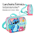 Kit Escolar Stitch Rosa - 3 peças - Mochila de Rodinha, Estojo Simples e Lancheira Térmica - Imagem 6