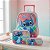 Kit Escolar Stitch Rosa - 3 peças - Mochila de Rodinha, Estojo Simples e Lancheira Térmica - Imagem 1
