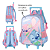 Mochial Escolar de Rodinha Stitch & Angel - 2 Compartimentos e Alças para Costas - Disney - Original - Imagem 3